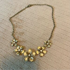 Gold Floral Necklace